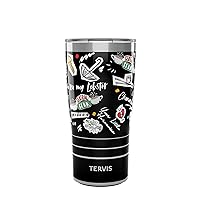 Tervis Traveler Friends Collage Triple Walled Insulated Tumbler Travel Cup Keeps Drinks Cold & Hot, 20oz, Stainless Steel