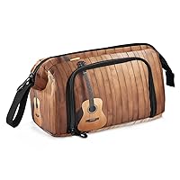 Guitar Pencil Case Large Capacity Pencil Pouch Bag with Compartmens Pen Bag Case Portable Stationery Bag Pencil Organizer Aesthetic School Supplies For Teen Girls Boys