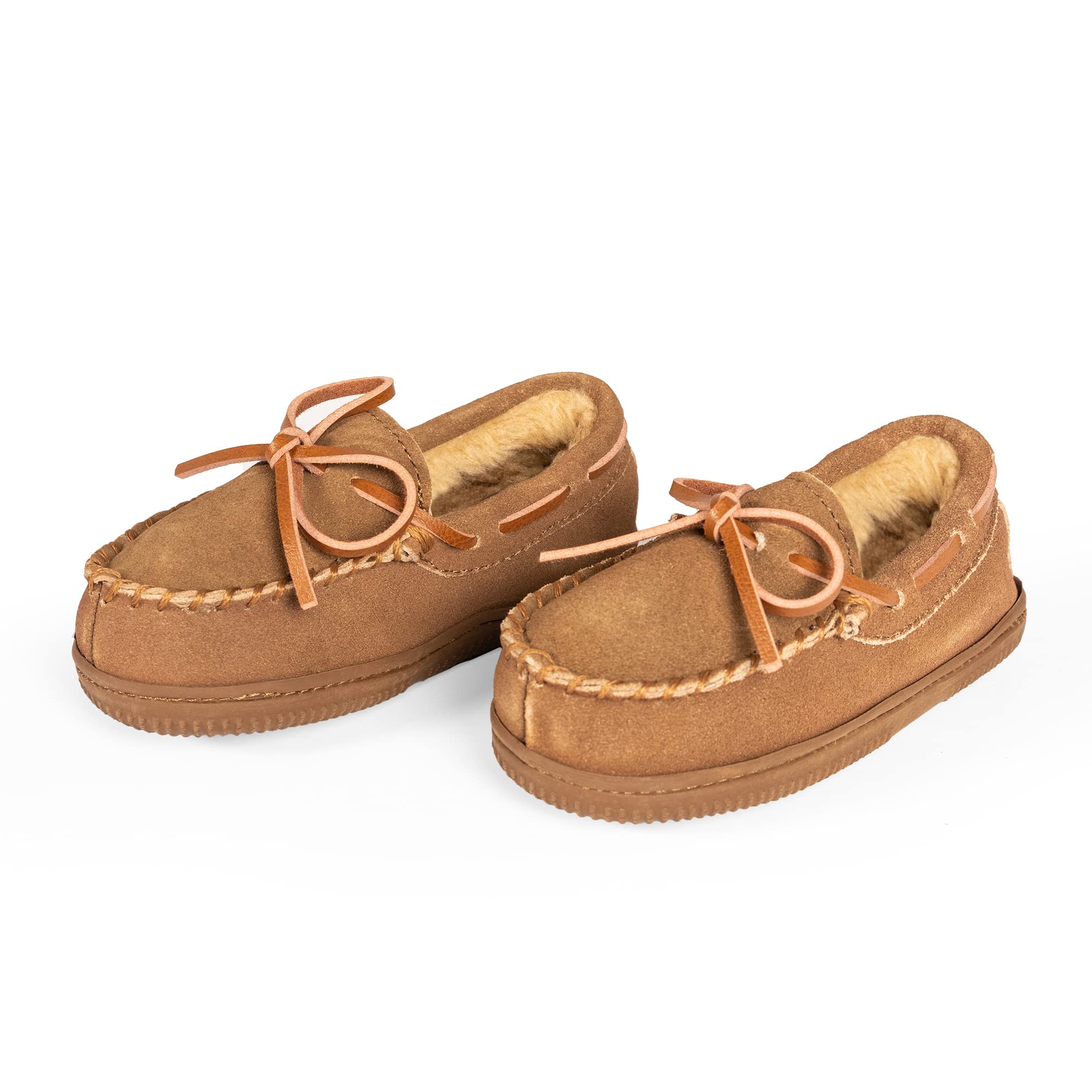 NORTY Toddler Moccasin Slippers - Kids' Slippers - Girls' and Boys' Slippers for Kids - Toddler Slippers Girls and Boys - Kids' Slippers Girls and Boys - Suede