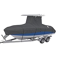 Classic Accessories StormPro Heavy-Duty T-Top Boat Cover, Fits boats 20 ft - 22 ft long x 106 in wide