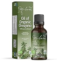 Oil of Organic Oregano, Pure, Undiluted Oregano Oil with 82% min Carvacrol from Mt Olympus (1 fl oz-30ml)