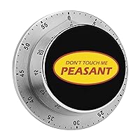 Don't Touch Me Peasant Funny Timer 60-Minute Countdown Timer Mechanical Time Management Tool for Kitchen Work