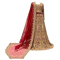 BM Bridal Pakistani Wedding Sharara - Lehenga-06