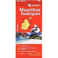 Michelin Mauritius Rodrigues Road and Tourist Map 740 (Michelin National Mototring and Tourist Map, 740)