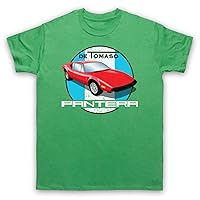 Men's De Tomaso Italian Classic Muscle Car T-Shirt