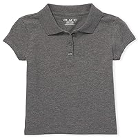 The Children's Place Girls' Short Sleeve Soft Jersey Polo