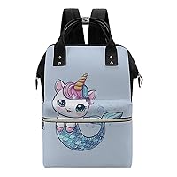 Unicorn Mermaid Diaper Bag Backpack Travel Waterproof Mommy Bag Nappy Daypack