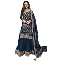 South Asian Wear Pakistani Indian Designer Stitched Palazzo Kameez Shalwar Suits