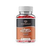 Nutraboost Beauty Gummies, Vegan Collagen Booster, Biotin, Skin Hair and Nails, Vitamin A, E, C, Citrus Flavor, 30 Day Supply