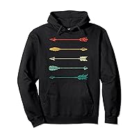 Vintage Arrow Traditional Archery Arrows Bow Hunting Retro Pullover Hoodie