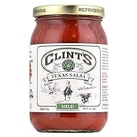 Clints Mild Texas Salsa, 1 Pound (Pack of 6)