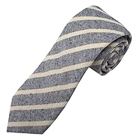 Jacob Alexander Boys' Prep Emery Variegated Diagonal Stripe Regular Neck Tie