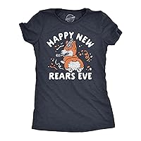 Womens Happy New Rears Eve T Shirt Funny New Years Corgi Puppy Butt Joke Tee for Ladies