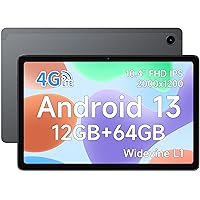ALLDOCUBE Tablet, iplay50 (Second Generation) Android 13 Tablet, 10.4-inch Large Screen, Widevine L1 Compatible, Unisoc T618, 8 Core CPU, Tablet, WIFI Model Tablet, 1200 x 2000 FHD, IPS Panel, GMS,