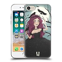 Head Case Designs Queen Black Thorn Beautiful Melancholia Soft Gel Case Compatible with Apple iPhone 7/8 / SE 2020 & 2022