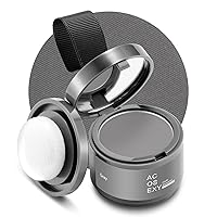 Root Touch Up Hair Powder, Instantly Root Cover Up Hairline Shadow Powder,Hairline Powder for Women Eyebrows, Gray Hair Coverage Touch Up Hair Powder For Men Beard Line,Bald Spots (Gray)