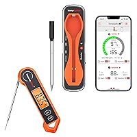 ThermoPro TempSpike 500FT Wireless Meat Thermometer+ThermoPro TP19H Digital Meat Thermometer for Cooking