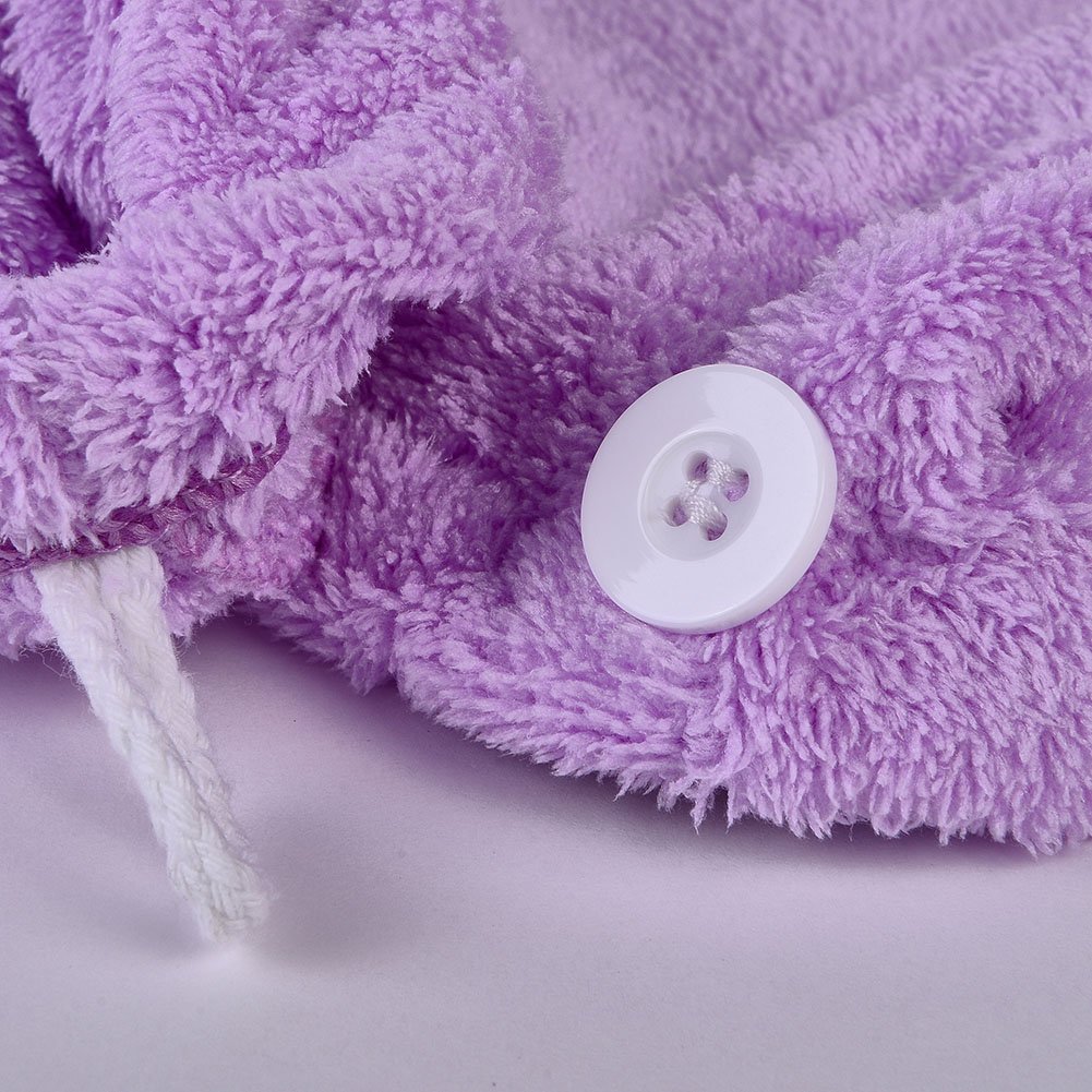 YYXR Microfiber Hair Drying Towel Ultra Absorbent Twist Hair Turban Drying Cap Hair Wrap