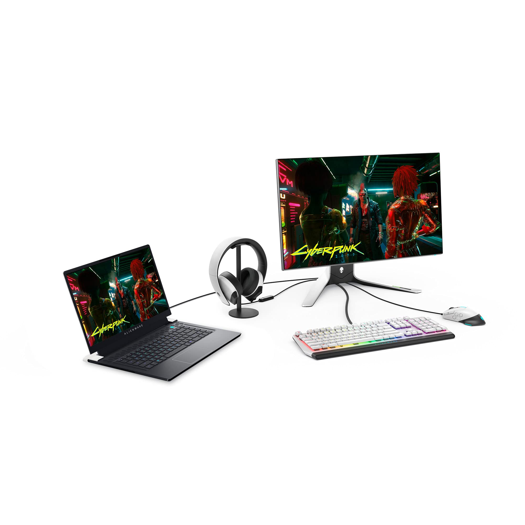 Alienware x15 R1 VR Ready Gaming Laptop - 15.6 inch FHD 360Hz Display, Intel Core i7-11800H, 16GB DDR4 RAM, 1TB SSD, HDMI, WiFi, NVIDIA GeForce RTX 3070 8GB GDDR6, Windows 11 Home - White