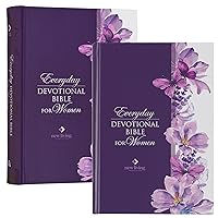 NLT Holy Bible Everyday Devotional Bible for Women New Living Translation, Purple Floral Printed, Flexible Daily Bible Reading Plan Options NLT Holy Bible Everyday Devotional Bible for Women New Living Translation, Purple Floral Printed, Flexible Daily Bible Reading Plan Options Hardcover Paperback