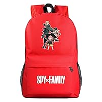 Student Cute Cartoon Book Bag SPY×FAMILY Classic Travel Knapsack-Lightweight Multifunction Daypack for Youth