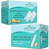 Easy@Home Nicotine Testing Kit for Home Use and 5 Panel Urine Test Kit