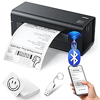 Thermal-Label-Printer-Shipping label printer for small business 4x6 Bluetooth thermal printer 300mm/s Compatible Windows,Mac,iOS, Android,desktop printer labels maker Used for Amazon,Shopify,Ebay