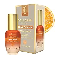 Collagen & Vitamin C Nourishing Facial Serum - Promotes Brighter, Smoother Skin Compexion - Repairs Dull, Depleted Skin - Skin Care Made in Korea - 1.69 FL.OZ.