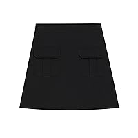 Theory Women's Twill Pocket Mini Skirt