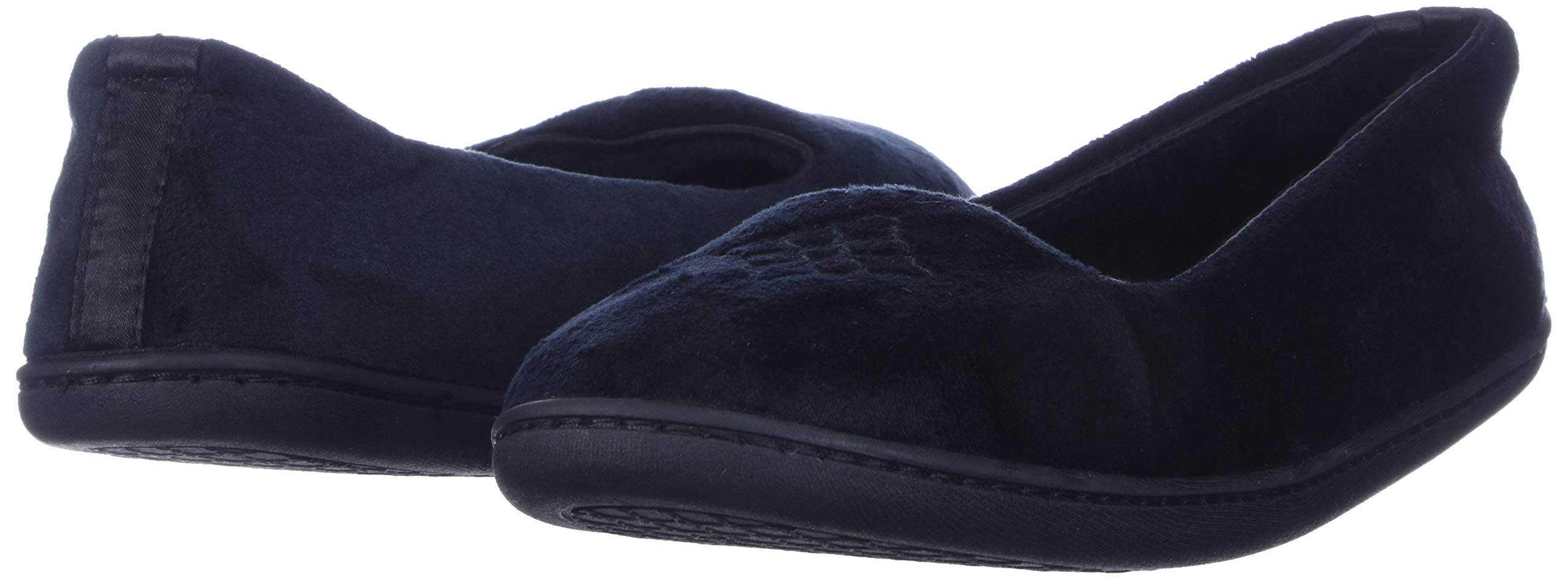 Dearfoams Womens Rebecca Chenille Casual Slippers Casual - Purple