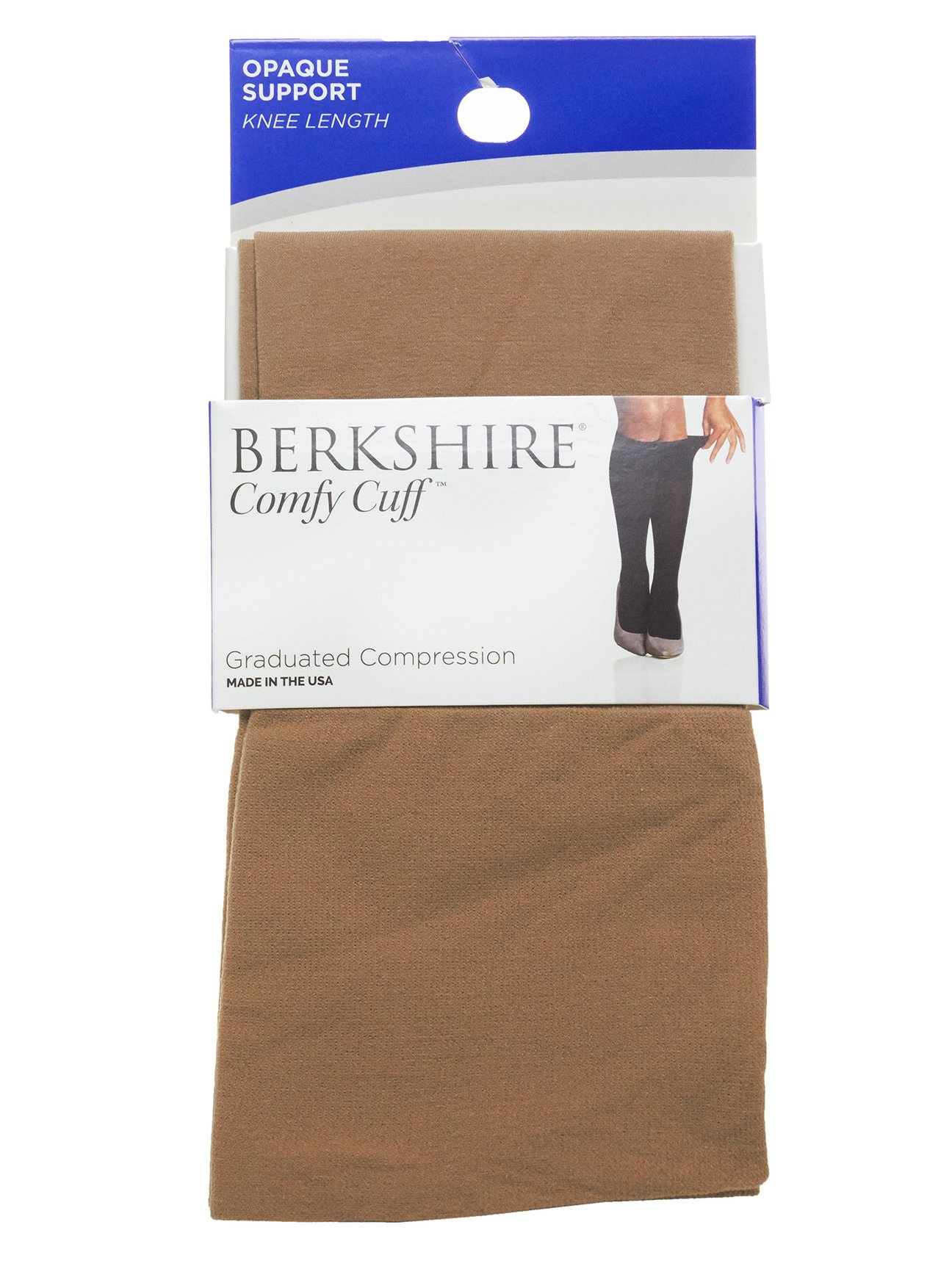 Berkshire Women's Comfy Cuff Opaque Graduated Compression Trouser Sock
