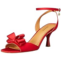 J. Renee Women's Nishia Heeled Sandal, Red, 6.5