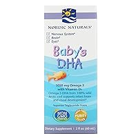 Baby’s DHA, Unflavored - 1050 mg Omega-3 + 300 IU Vitamin D3 - 2 oz - 2 Pack - Supports Brain, Vision & Nervous System Development in Babies - Non-GMO - 24 Servings