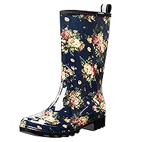 HISEA Women's Rain Boots Waterproof Mid Calf Garden Boots for Women