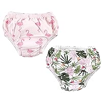 Hudson Baby Unisex Baby Swim Diapers, Flamingo Tropical, 18-24 Months
