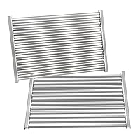17.5 Inch Stainless Steel Cooking Grid Grates for Weber Spirit 300 II Series Spirit E/S 310 320 330 SP-320 700 Genesis 1000-3500 Genesis Gold Silver Platinum B/C Gas Grill Model，2 Pack Replace Part