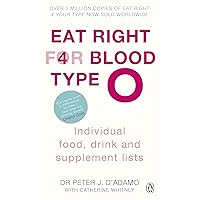 Eat Right for Blood Type O: Individual Food, Drink and Supplement Lists Eat Right for Blood Type O: Individual Food, Drink and Supplement Lists Paperback