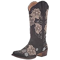 ROPER Women's Riley Flowers Western Boot