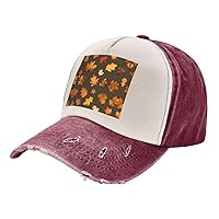 Autumn Camoflauge Print Vintage Washed Cotton Adjustable Baseball Caps Dad Hat Adjustable Hip Hop Hat Trucker Hat