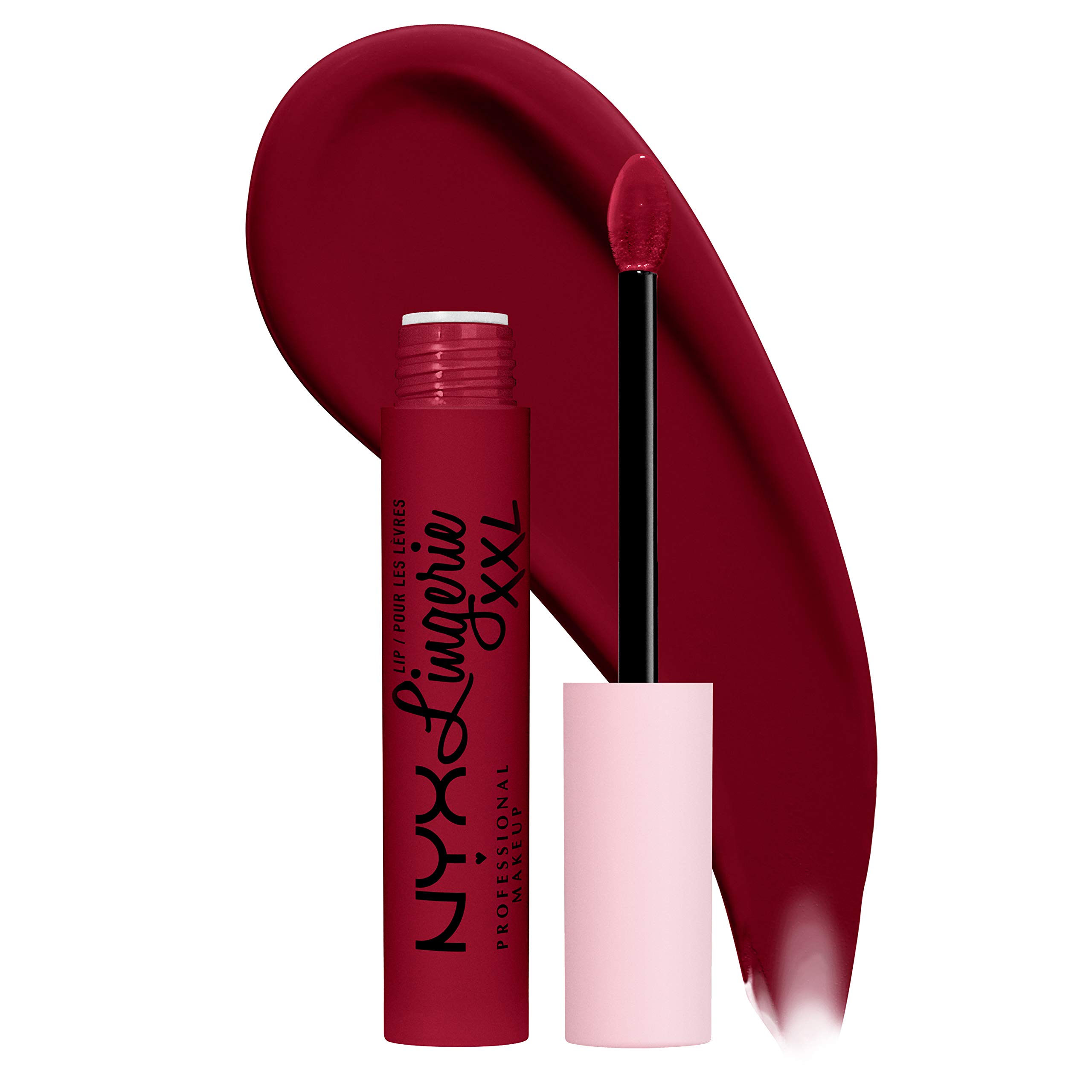 NYX PROFESSIONAL MAKEUP Lip Lingerie XXL Matte Liquid Lipstick - Sizzlin' (Oxblood Red)