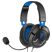 Turtle Beach Recon 50 Wired Gaming Headset - PS5, PS4, PlayStation, Xbox Series X|S, Xbox One, Nintendo Switch, Mobile & PC with 3.5mm - Removable Mic, 40mm Speakers, In-line Controls – Black