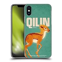 Head Case Designs Officially Licensed Fantastic Beasts: The Secrets of Dumbledore Qilin Graphic Badges Hard Back Case Compatible with Apple iPhone X/iPhone Xs