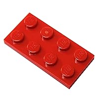 LEGO Parts and Pieces: Red (Bright Red) 2x4 Plate x50