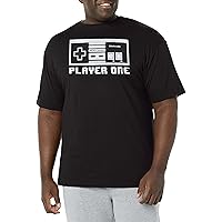 Nintendo Player One Men's Tops Short Sleeve Tee Shirt Black