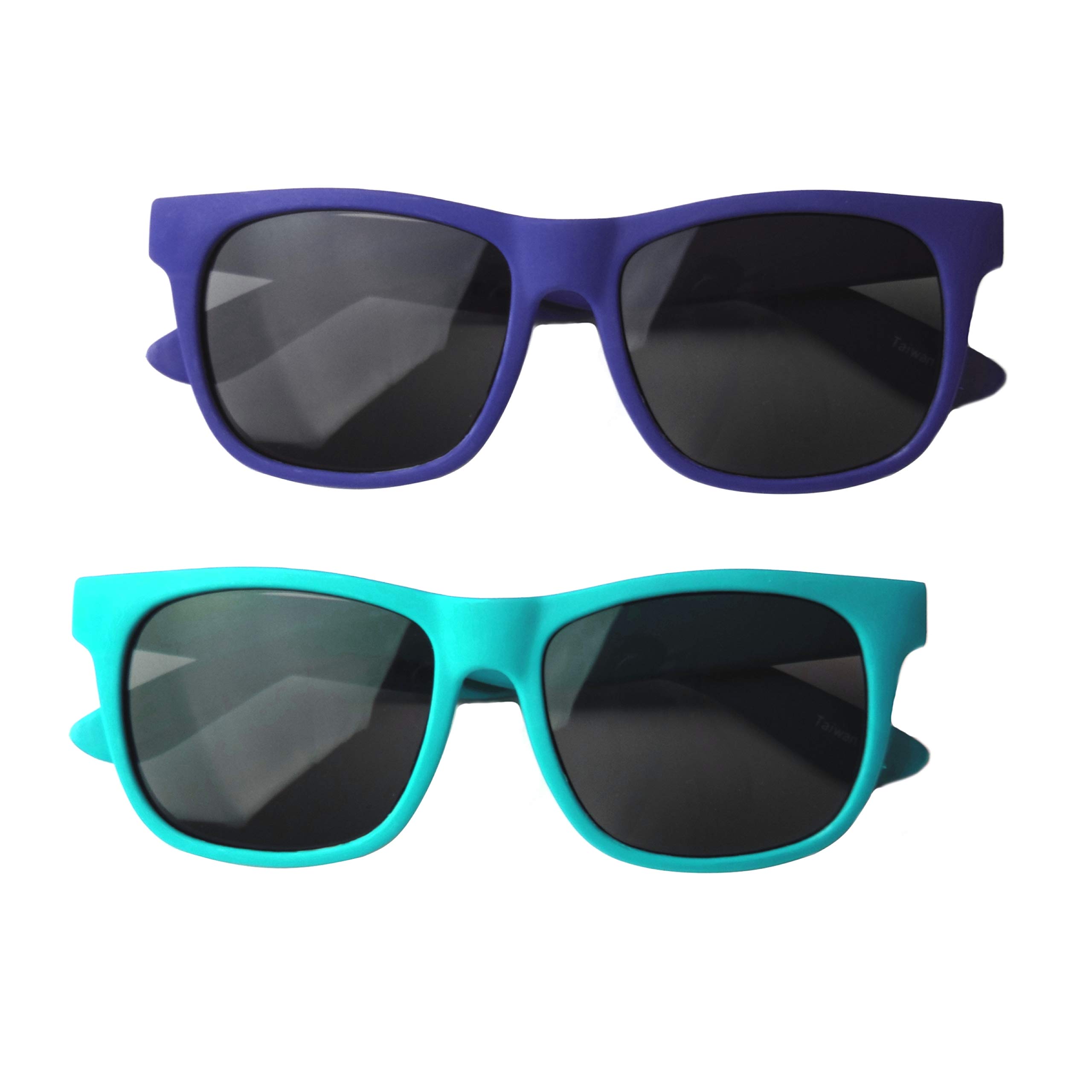 Vintage 2 Pack- Toddler's First Sunglasses for Ages 2-4 Years