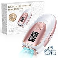 Laser Hair Removal with Cooling - 3 IN 1 IPL Hair Removal with 9 Levels, Painless Hair Remover Device for Women Men, for Whole Body, Home Use