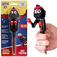 FARTING Poop NINJA Pen - PUNCHING ARMS, Silly Gifts, Ninja Gifts for Boys & Girls, Poop Pen for Coworkers, Funny Poop Gifts, Work & Prank Gifts, Farting Pen, Funny