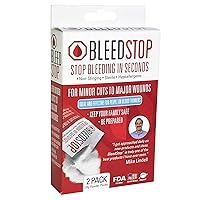 Bleedstop Stop Bleeding in Seconds Emergency First Aid for Home Kids and Family (2) 20g Powder Packets (1)