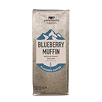 Blueberry Muffin Flavored Ground Coffee by Paramount Roasters, 12oz medium roast (Paramount Coffee Company)