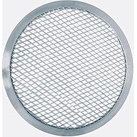 Tezzorio 12-Inch Aluminum Seamless Rim Pizza Baking Screen - Perfect Crisp, Enhanced Airflow, Durable Design